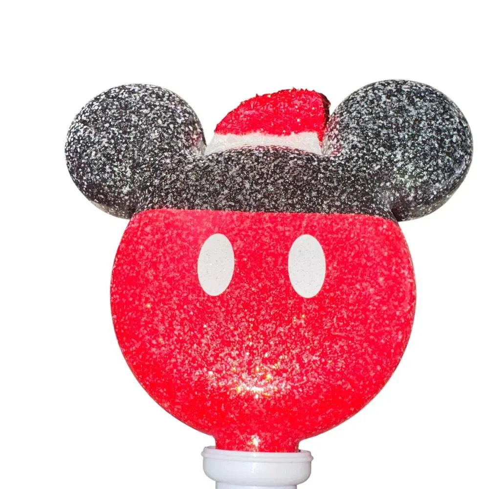 Disney Magic Holiday Mickey Mouse Colormotion LED Pathway Stakes Tested